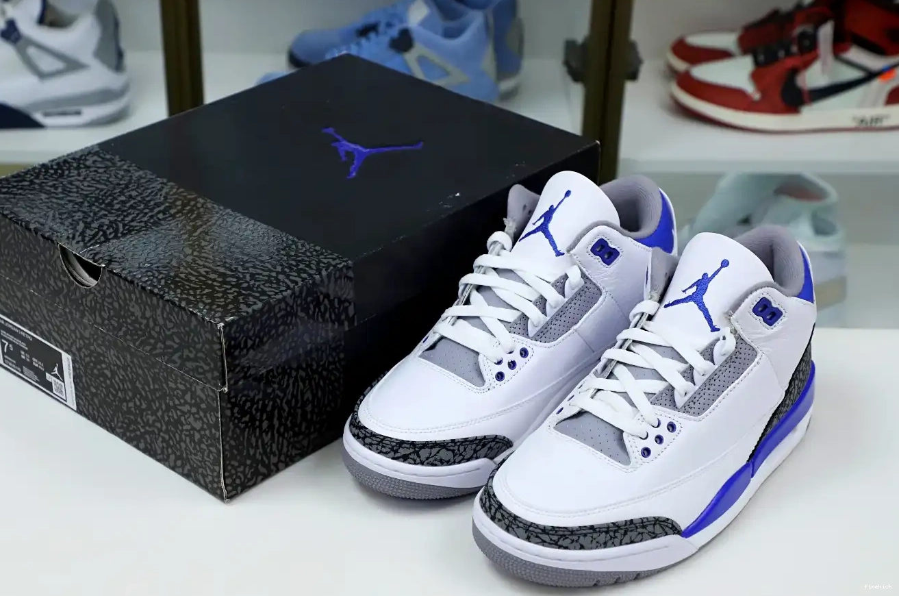 BLUE' AIR 3 RETRO JORDAN (CT8532-145) 'RACER 0706
